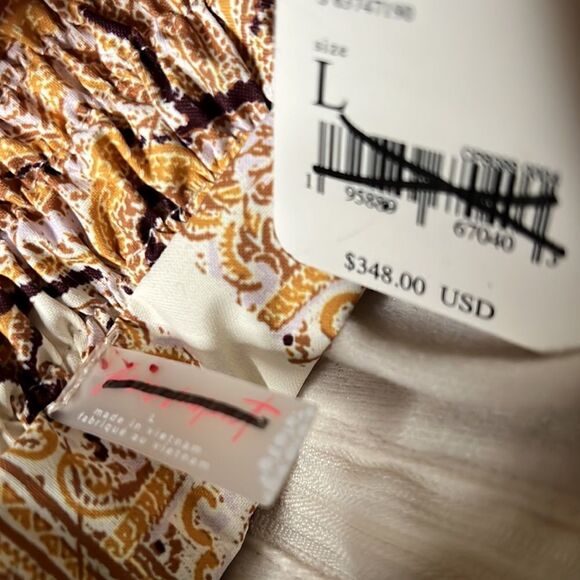 Free People Alpine Glow Printed Snow Bib - Picture 9 of 9